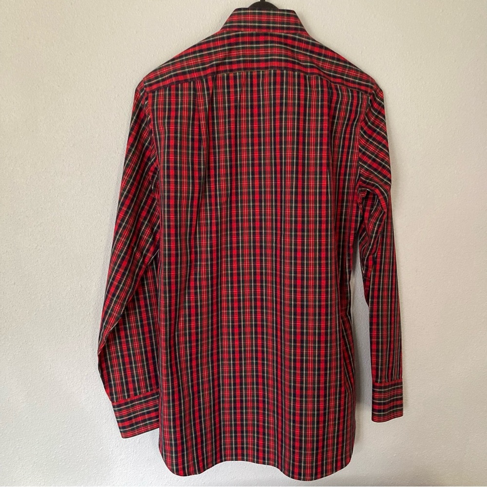 J. Crew Mens XS Red Plaid Button Up Shirt - Picture 3 of 3